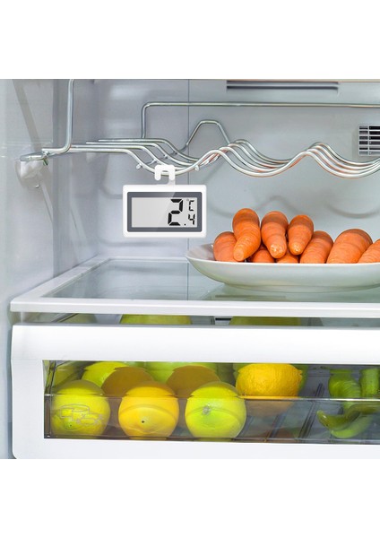 Buzdolabı Dondurucu Termometresi, Dijital Buzdolabı Termometresi, LCD Ekranlı, °c/°f Anahtarı, Mutfak, Ev, Restoranlar Için (Yurt Dışından) modelleri