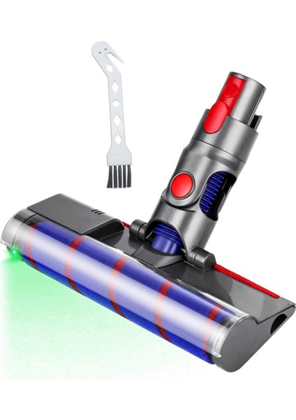 Dyson V10 V8 V7 V11 V15 Direct Drive Elektrikli Süpürge Turbo Fırçası Hızlı Çıkarma Fırça Başlığı ile Halıları Temizlemek Için (Yurt Dışından)