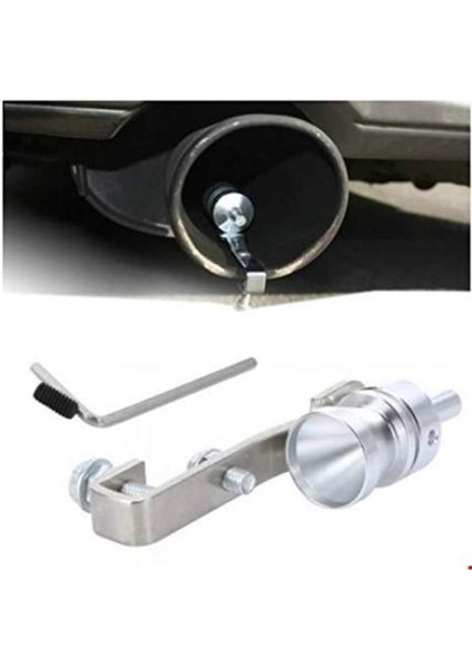 Turbo Islık Sesi Veren Egzoz Aparatı Islık Egsoz Gri fiyatları