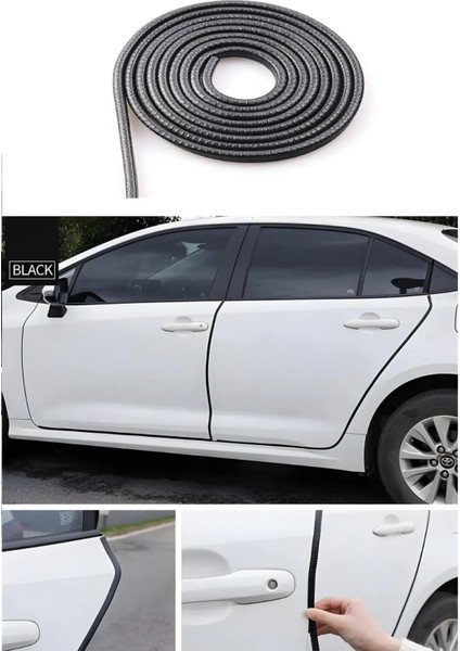 Fiat 500 Ailesi Uyumlu Kapı Fitili Siyah 5 Metre