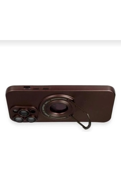 Iphone 13 Pro Max Telefon Kılıfı Standlı Magsafe Özellikli Lens Korumalı Kapak modelleri