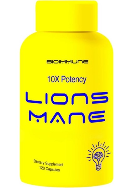 Lions Mane 18,000 Mg Per Serving 120 Kapsül