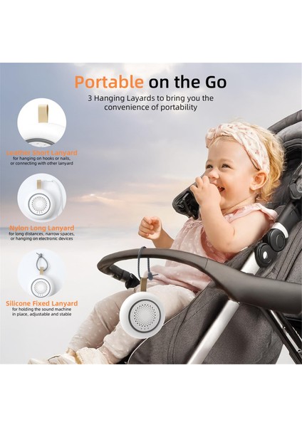 Taşınabilir Ses Makinesi, Gece Işıklı Nature Sound Beyaz Gürültü Ses Makinesi Uyku, Kaygı Giderici, Ev Seyahati Için (Yurt Dışından) fırsatları