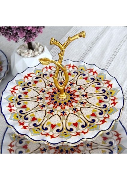 Glore Orient Altın Yaldızlı Cam Kurabiyelik fiyatları