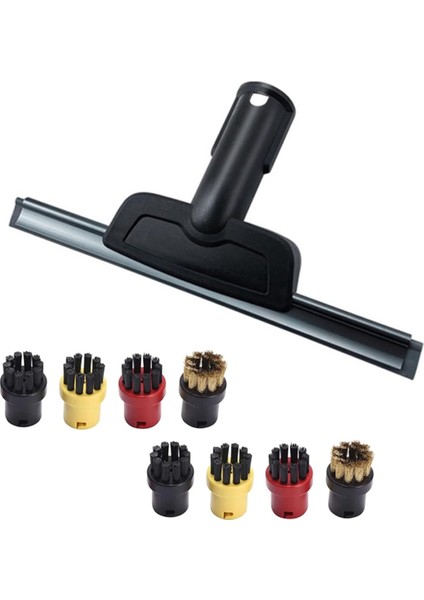Pencere Nozul Fırça Başlığı Silecek Yuvarlak Fırça Aksesuarları Karcher Sc1 Sc2 Sc3 Sc4 Sc5 Sc7 CTK10 CTK20 Buharlı Temizleyiciler (Yurt Dışından)