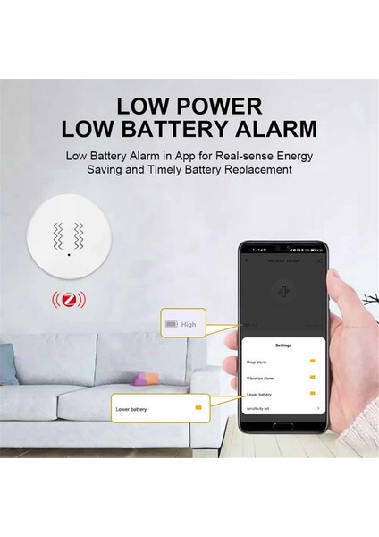 Tuya Zigbee Akıllı Titreşim Sensörü Gerçek Zamanlı Izleme Kapı Pencere Algılama Alarmı Akıllı Güvenlik Koruma Sensörü (Yurt Dışından) fiyatları