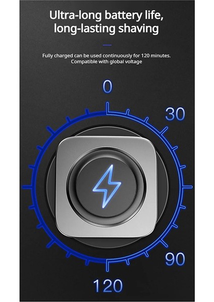 SJ-603 Taşınabilir Soğuk Şeffaf Çift Başlı Manyetik Yüzen Tıraş Makinesi Tüm Vücut Yıkanabilir Elektrikli Erkek Tıraş Makinesi (Yurt Dışından) fiyatları