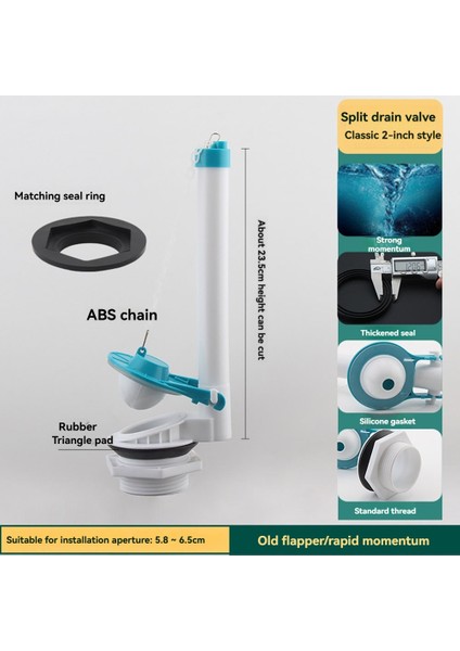 Eski Tip Tuvalet Tankı Topları Tahliye Vanası 2 Inç Şamandıra Topu Su Seviyesini Kontrol Etmek Için Tuvalet Aksesuarları Bölünmüş Stil (Yurt Dışından) modelleri