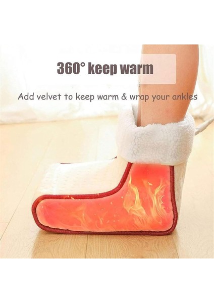 Elektrikli Ayak Isıtıcısı Çift Taraflı Elektrikli Ayak Isıtma Pedi Ayak Isıtıcıları Ev Ofis Masa Altı Masa Abd Fişi-A (Yurt Dışından) fırsatları