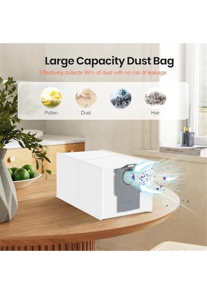 Roborock Q Revo/qrevo S/qrevo Pro/qrevo Plus/qrevo Master/qrevo Curv/s8 Maxv Ultra/saros 10/saros 10R Için 24 Toz Torbası (Yurt Dışından) fırsatları