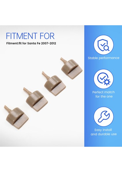 4 Adet Iç Kapı Kolu Koruyucu Kapak Tapası Hyundai Santa Fe 2007-2012 Ön Arka L + R 836112B000 836212B000 (Yurt Dışından) indirimleri