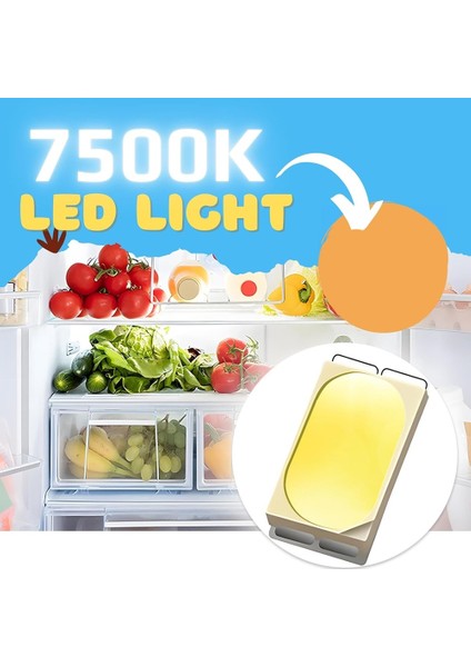 2 Paket W10515057 3021141 Buzdolabı Dondurucu LED Işık Seti, Whirlpool Kenmore Maytag, Kitchenaid, Yedek WPW10515057 (Yurt Dışından) fırsatları