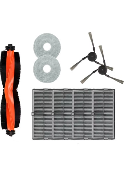 Xiaomi Mijia M40 / D110CN Için 9 Adet Kendiliğinden Boşalan Robot Vakum Silindiri Yan Fırça Hepa Filtre Paspas Pedi (Yurt Dışından) fiyatları