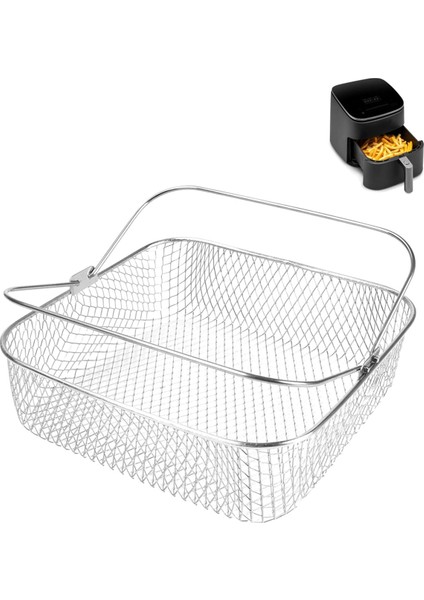 Instant Vortex Cosorı 5.8- 6qt Hava Fritözü Aksesuarları Için Kare Hava Fritözü Sepeti Saplı Sepet (Yurt Dışından) indirimleri
