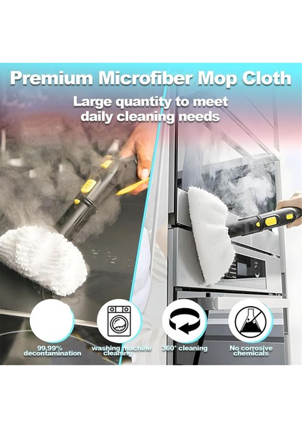 Mikrofiber Bez Seti Yıkanabilir Mikrofiber Bez Karcher Buharlı Temizleyiciler Easyfix Sc 2, Sc 3, Sc 4, Sc 5 (Yurt Dışından) fiyatları
