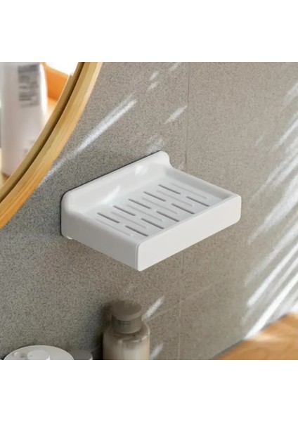 Duvara Monte Sabunluk Tutucu, Delinmez, Kendinden Yapışkanlı, Çıkarılabilir Çekmeceli Çift Katmanlı, Banyo Için Tahliye Dağıtıcısı (Yurt Dışından) modelleri