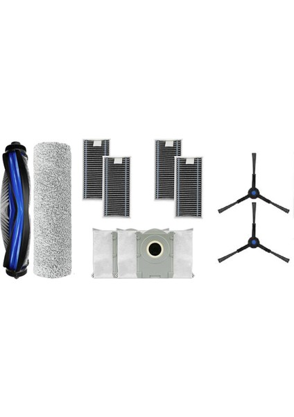 Ecovacs X8 Pro Omni Robot Vakum Silindiri Yan Fırça Hepa Filtre Paspas Pedi Toz Torbası Ultra Dayanıklı Aksesuarlar Için 10 Adet (Yurt Dışından) fırsatları