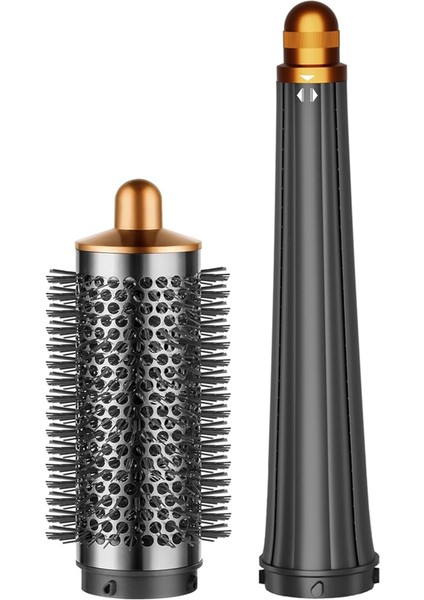 Dyson Airwrap Için 20MM-36MM Uzun Namlu Ataşmanı ve Küçük Yuvarlak Fırça Ataşmanı, Namlu Kıvrımı ve Dalga Kıvrımı Için, B (Yurt Dışından)