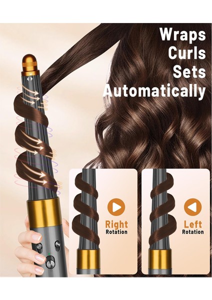 Dyson Airwrap Için 20MM-36MM Uzun Namlu Ataşmanı ve Küçük Yuvarlak Fırça Ataşmanı, Namlu Kıvrımı ve Dalga Kıvrımı Için, B (Yurt Dışından) modelleri