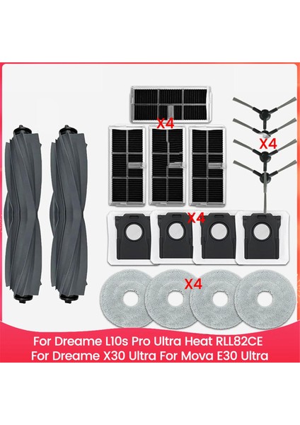 Dreame L10S Pro Ultra Heat RLL82CE, Dreame X30 Ultra, Mova E30 Ultra Vakum Aksesuarları Için Yedek Parçalar (Yurt Dışından)