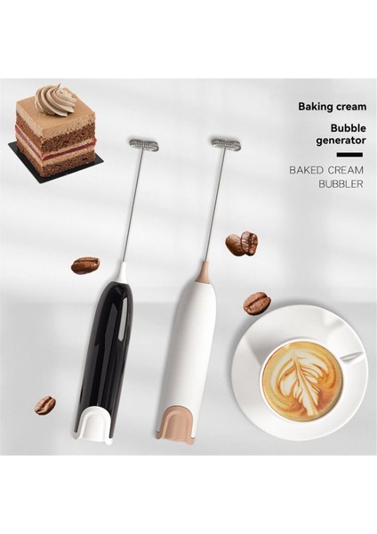 Elektrikli El Tipi Paslanmaz Çelik Blender Süt Köpürtücü Yumurta Çırpıcı Kuru Hücre Kahve Karıştırma Çubuğu Beyaz (Yurt Dışından) fiyatları