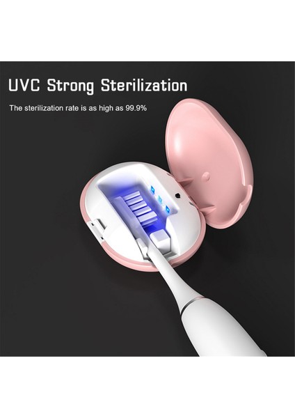 Delme Yok Uv Diş Fırçası Başlığı Dezenfeksiyon Kutusu Kurutma Kutusu Sterilizatör USB Şarj Edilebilir Taşınabilir Diş Fırçası Tutucu Mavi (Yurt Dışından) indirimleri