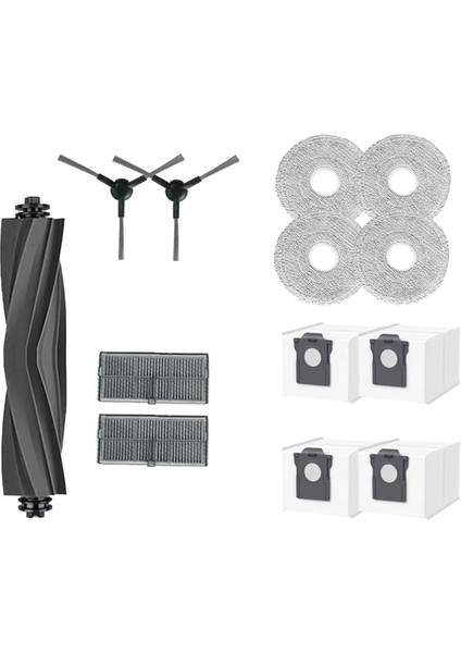 Dreame Mova E30 Ultra Silindir Yan Fırça Hepa Filtre Paspas Pedi Toz Torbası Ultra Dayanıklı Aksesuarlar Için 13 Adet (Yurt Dışından) modelleri