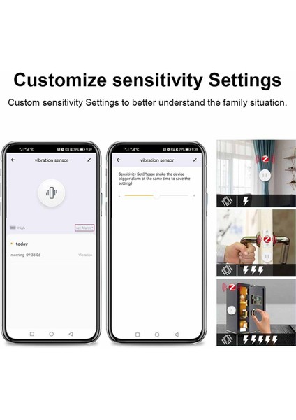 Tuya Zigbee Akıllı Titreşim Sensörü Gerçek Zamanlı Izleme Kapı Pencere Algılama Alarmı Akıllı Güvenlik Koruma Sensörü (Yurt Dışından) fırsatları