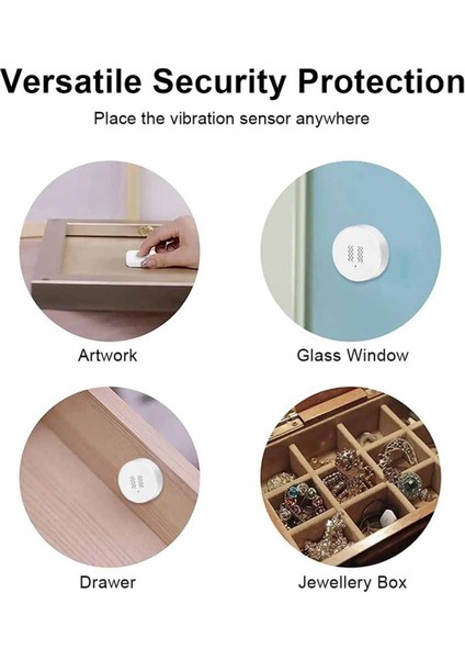 Tuya Zigbee Akıllı Titreşim Sensörü Gerçek Zamanlı Izleme Kapı Pencere Algılama Alarmı Akıllı Güvenlik Koruma Sensörü (Yurt Dışından) indirimleri