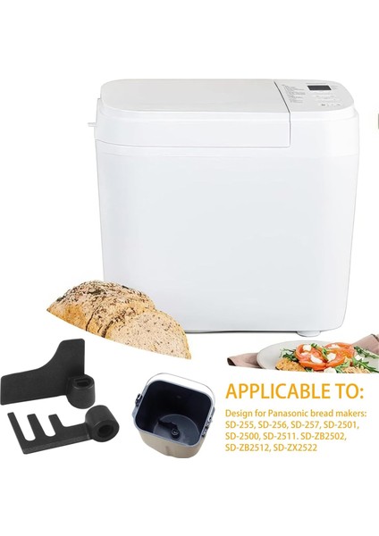 2 Adet Ekmek Yapma Makinesi Kürek Yedek Seti, Ekmek Yapma Makinesi Kürek Panasonic SD-256/SD-257/SD-2501/SD-2500 ile Uyumlu (Yurt Dışından) fiyatları