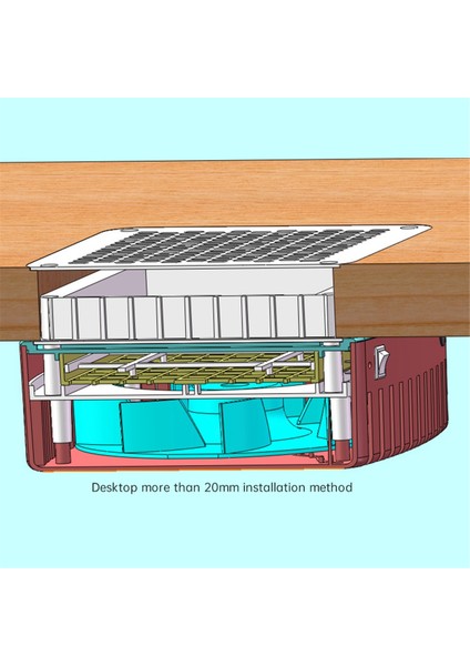Dahili Tırnak Toz Toplayıcı Masaüstü Tırnak Vakum Temizleyici Jel Tırnak Manikür Masa Toplayıcı Filtreli Egzoz Fanı (Abd) (Yurt Dışından) indirimleri