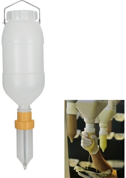 2.5l Sos Şişesi Sıkma Şişesi Asılı Sos Dağıtıcısı Büyük Çaplı Sos Sıkma Şişesi Asılı Sos Dağıtıcısı (Yurt Dışından) indirimleri