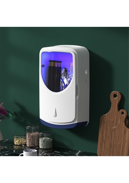 Mutfak Eşyaları Ev Alışveriş Merkezi Duvara Monte Kaşık Çubuk Kutusu Sterilizatör Uv Kurutma Saklama Kutusu Basit Çubuk Kafesi Beyaz (Yurt Dışından) modelleri