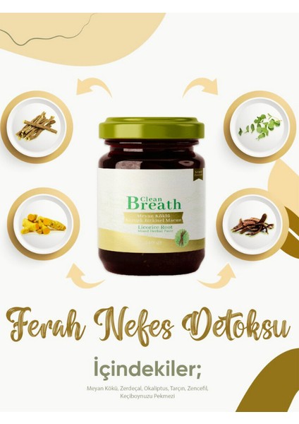 Clean Breath Meyan Köklü Karışık Bitkisel Macun 240 gr