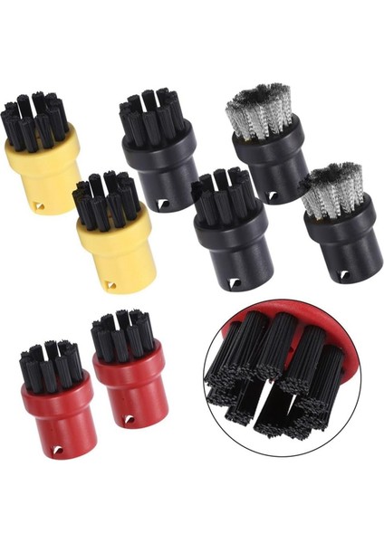 Karcher SC1/SC2/CTK10/SC3/SC4/SC5/SC7 Buharlı Temizleyici Parçaları Için 8 Adet Yuvarlak Buharlı Temizleyici Fırçası Değişimi (Yurt Dışından) fiyatları