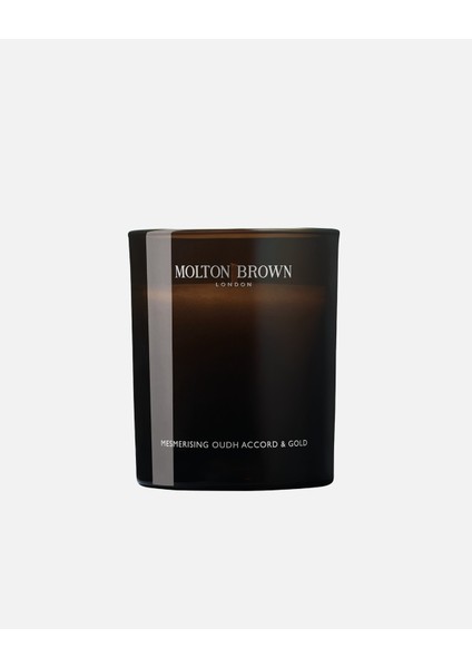 Mesmerising Oudh Accord ve Gold Molten Brown Oudh Duftkerze Sıcak Zimt ve Elemi Aroması