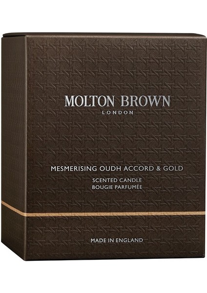 Mesmerising Oudh Accord ve Gold Molten Brown Oudh Duftkerze Sıcak Zimt ve Elemi Aroması fırsatları