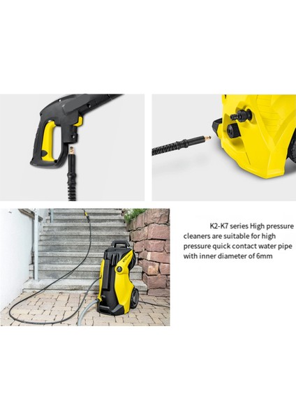 5 Metre Yüksek Basınçlı Yıkama Hortumu Boru Kordonu Araba Yıkama Hortumu Su Temizleme Uzatma Karcher K2 K3 K4 K5 K6 K7 Lavabo (Yurt Dışından) fiyatları