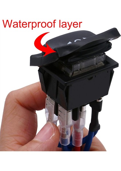 Anlık Polarite Ters Anahtarı Su Geçirmez Kontrol Motor Aktüatörü 6 Pin 3 Pozisyonlu Salıncak Anahtarı (Yurt Dışından) indirimleri