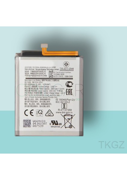 - Samsung Galaxy A01 - A015 Batarya Pil Orijinal Sıfır