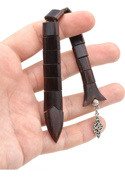 Usta Işi Sıkma Kehribar Kaplı Palmiye Ağacı Balık Tesbih indirimleri