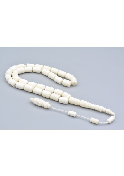 Usta Işi Imamesi Oymalı Kapsül Kesim Iri Boy Deve Kemiği Tesbih