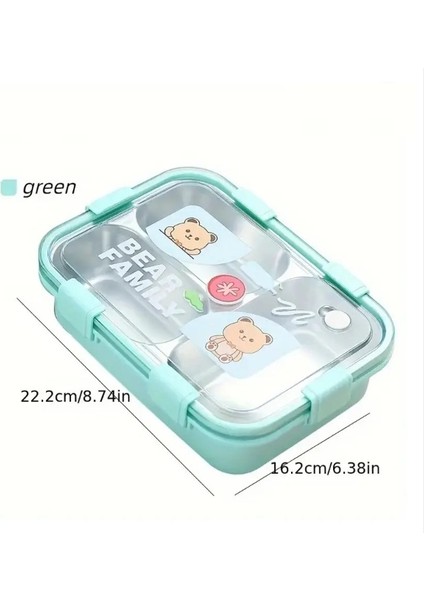 -Laxson Beslenme Kabı Çelik Ithal Bear Family Sarı 97088 modelleri