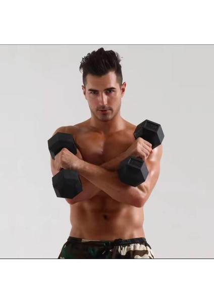 Çok Renkli 10 kg x 2 Dambıl Seti, 20 kg Toplam Ağırlık ile Güç ve Renkli Spor Keyfi