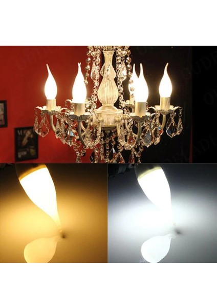CT-4084 LED Ampul 8W E14 Kıvrık Buji Ampul 3200K Günışığı Avize ve Dekoratif Aydınlatma fiyatları
