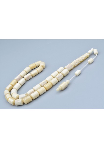 Usta Işi Imamesi Oymalı Kapsül Kesim Iri Boy Balina Kemiği Tesbih fiyatları