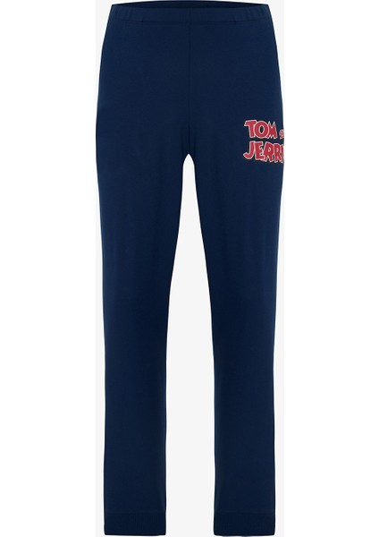 Erkek Tom&jerry Slogan Baskılı Kısa Kollu Pijama Takımı modelleri