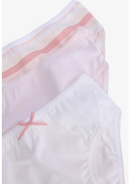 Kız Çocuk Fairy Çizgili Normal Bel 3'lü Külot fiyatları