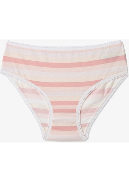 Kız Çocuk Fairy Çizgili Normal Bel 3'lü Külot indirimleri