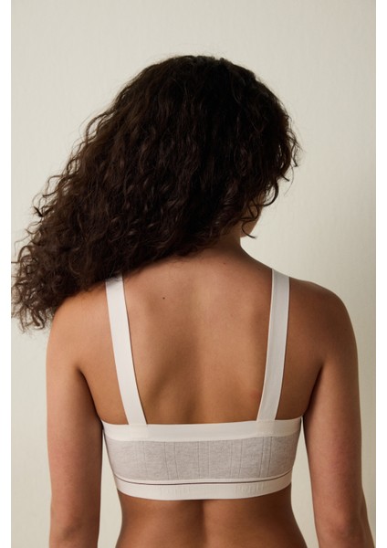 Bej Melanj Ayarlanabilir Askılı Crop Üst indirimleri